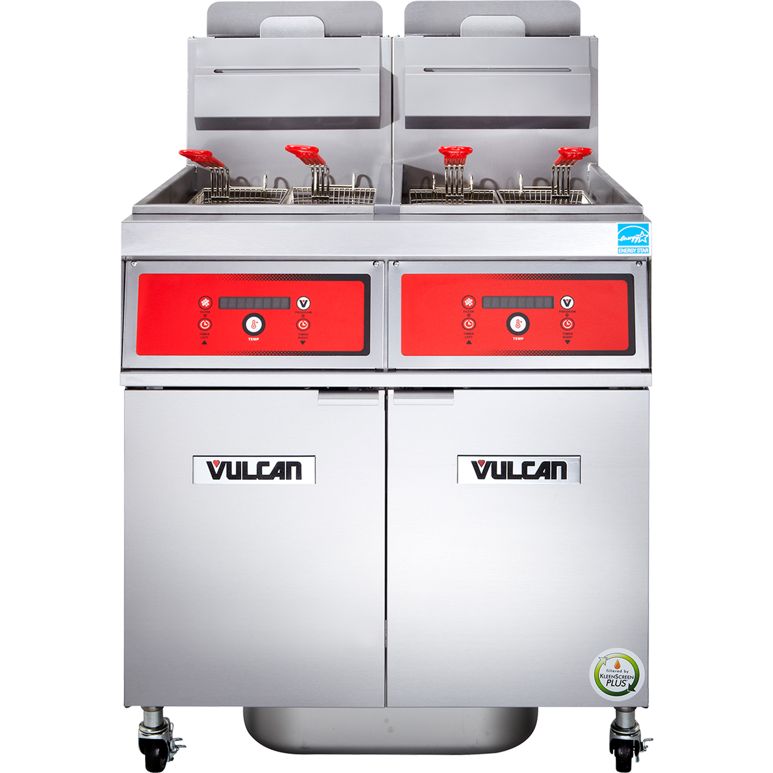 Vulcan, 2VK65CF, Fryer, Gas, Multiple Battery