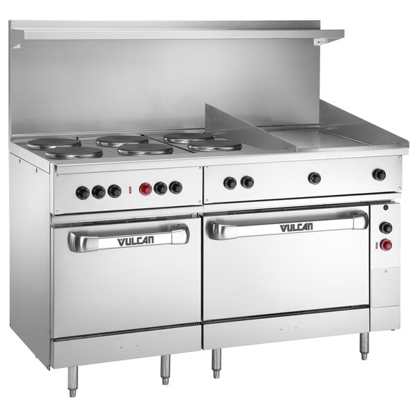 Vulcan, EV60SS-6FP24G480, Restaurant Range, Electric