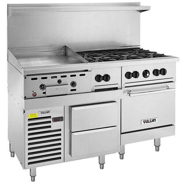 Vulcan, 60RS-24G6B, Restaurant Range, Gas