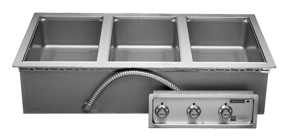 Wells, 5P-MOD327TDMAF_208/240V_1PH, Hot Food Well Unit, Drop-In, Electric