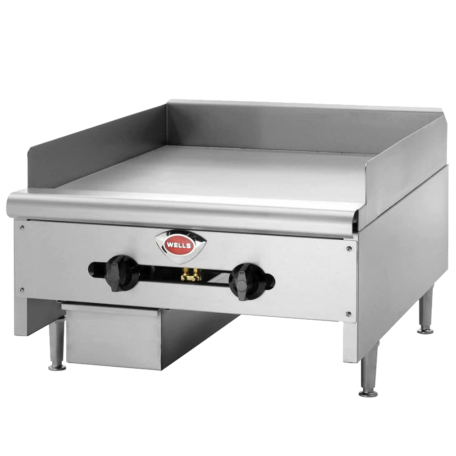 Wells, 5G-HDG2430G_LP, Griddle, Gas, Countertop