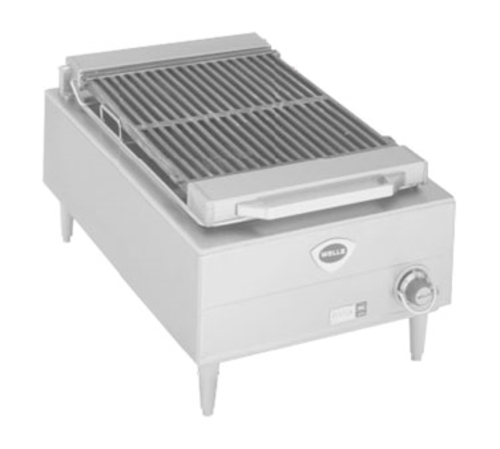 Wells, 5H-B44-240V_3PH, Charbroiler, Electric, Countertop