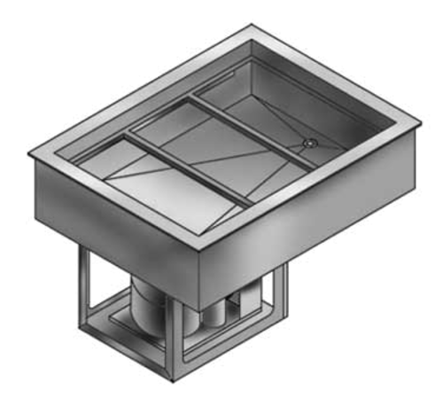 Wells, RCP-143, Cold Food Well Unit, Drop-In, Refrigerated, Stainless Steel, Insulated, 17.38" W
