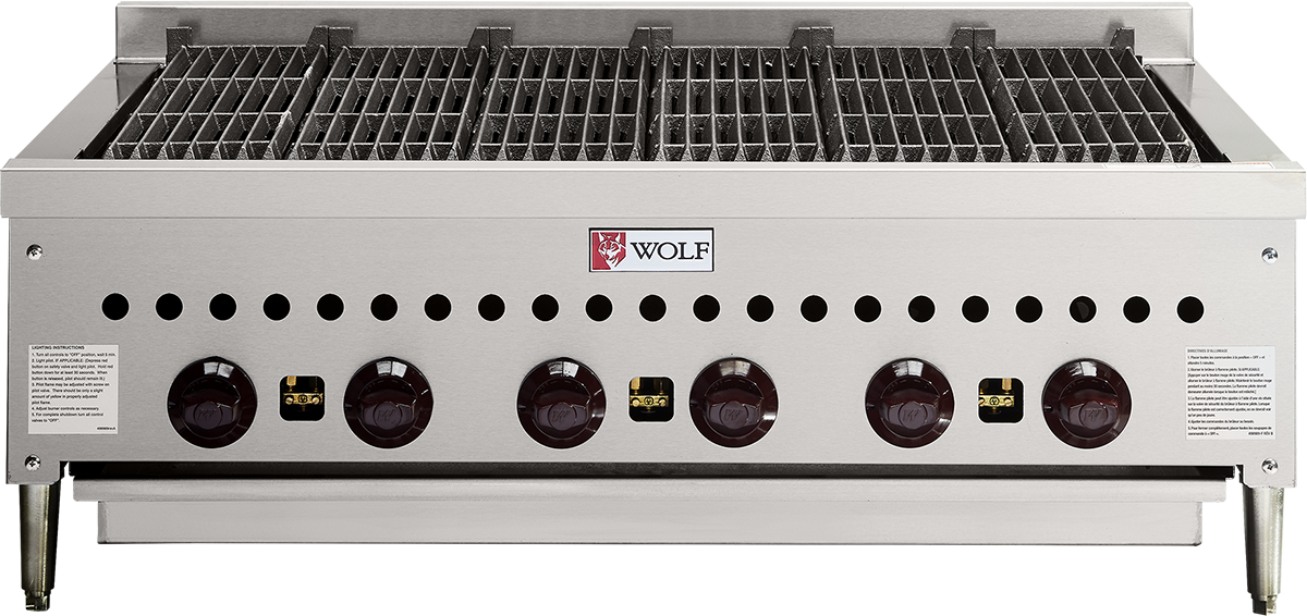 Wolf, SCB36, Charbroiler, Countertop